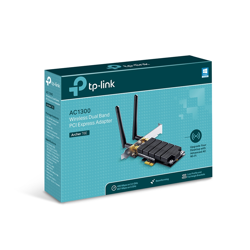 PLACA DE RED PCI-E WIFI (ARCHER T6E) 1300MBPS  WIRELESS  - TP-LINK